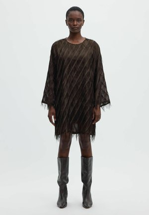 Selected, MINI DRESS FRINGE - Robe de soirée - delicioso