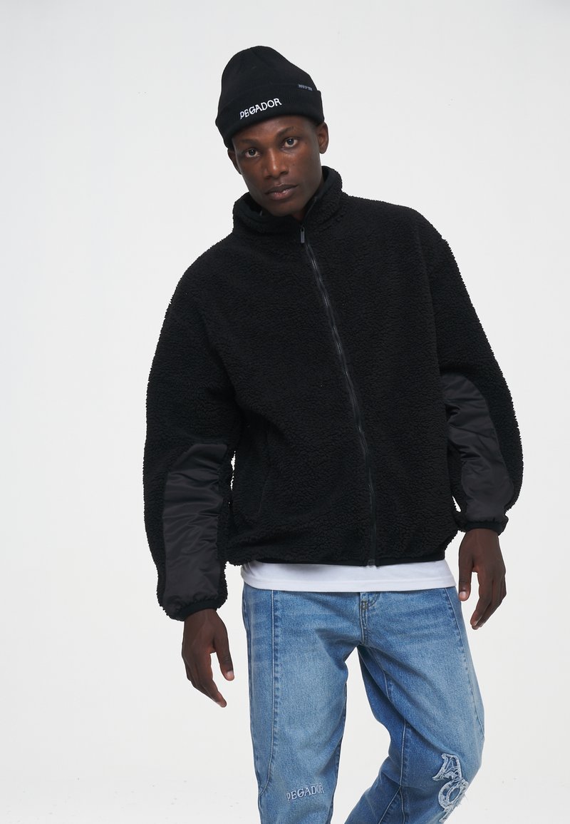 Pegador DENDY PATCHWORK JACKET Veste d'hiver black/noir ZALANDO.CH