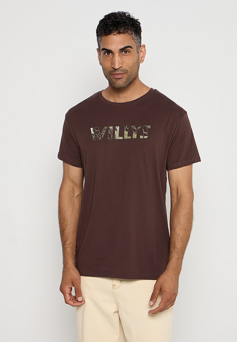 Jeep T-shirt print bruin