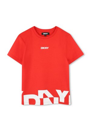 WIDE-FIT - T-shirt print - rouge vif