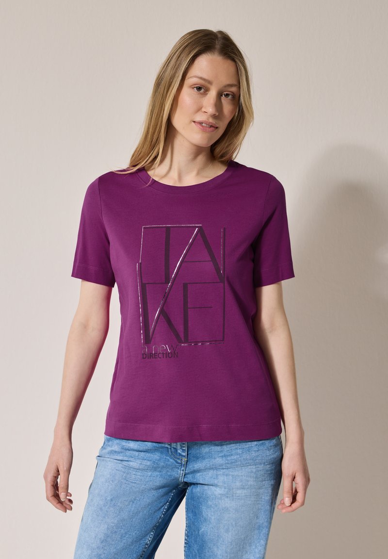 Cecil T-shirts print - pink