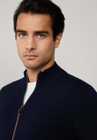 Hackett London Kardigán - midnight blue