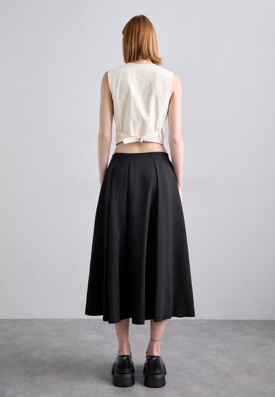Theory IRREG - Jupe plissée - black