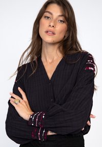 AN'GE SOURRIA - Blouse - noir