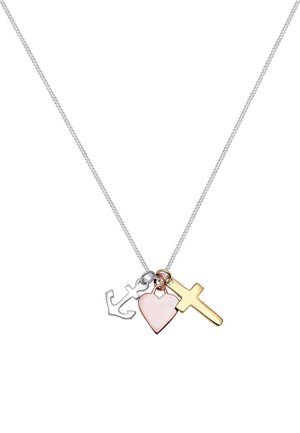 ANCHOR HEART CROSS - Collier - multi-coloured