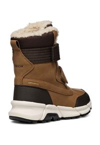 Geox J FLEXYPER PLUS - Botas para la nieve - tobacco coffee