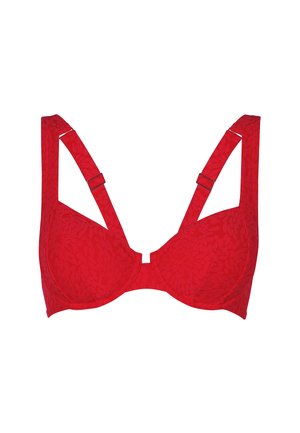 Lovable, FESTIVAL JACQUARD - Bikini pezzo sopra - rosso ibisco