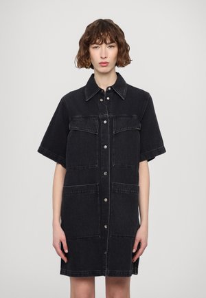 CLOSED MINI DRESS - Farkkumekko - dark grey