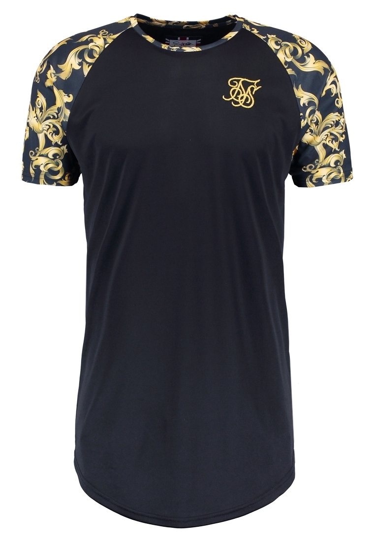 SIKSILK Camiseta estampada - black