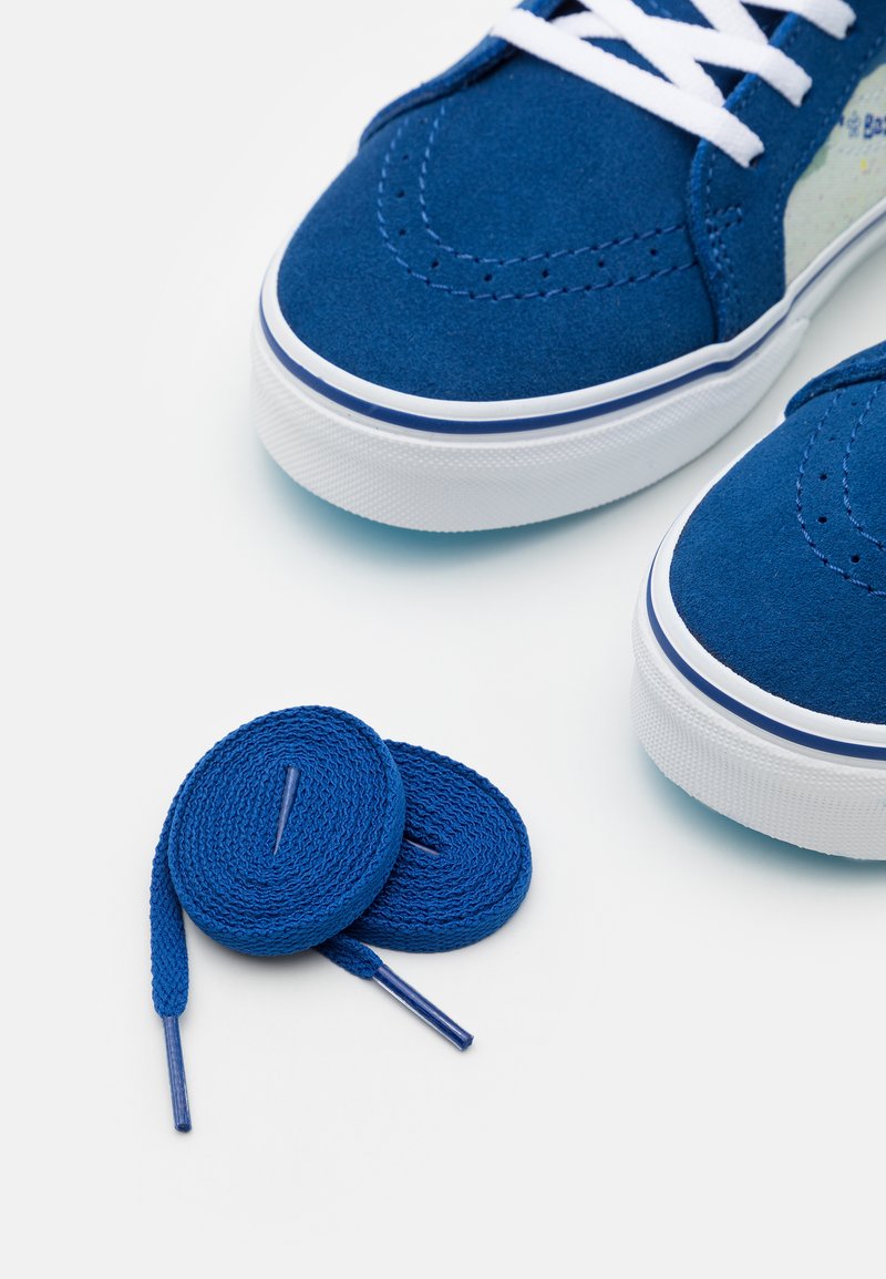 Vans Jn Vans X Spongebob Sk8 Hi Zip Unisex Sneaker High Dark Blue Multicolor Dunkelblau Zalando De