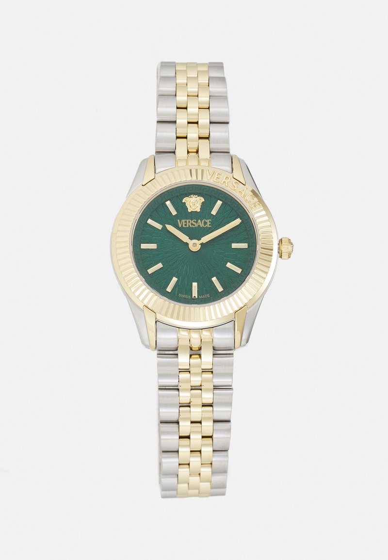 Versace GRECA TIME LADY - Reloj - gold-coloured/silver-coloured/green