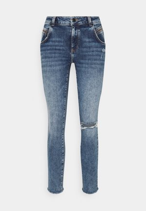 Jeans Skinny - destroyed denim