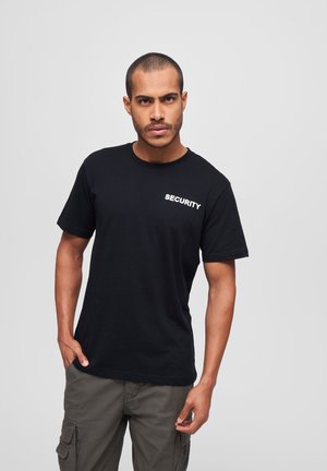 Brandit SECURITY  - T-shirt print - black