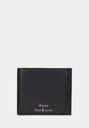 Polo Ralph Lauren, PEBBLED LEATHER BILLFOLD WALLET - Pénztárca - black