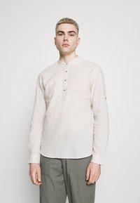 Only & Sons ONSCAIDEN HALF PLACKET - Camisa - pelican