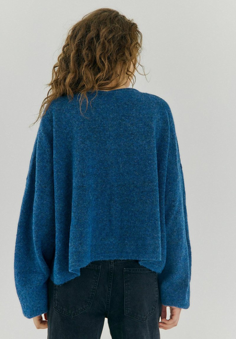 Gilet Court Gilet Bleu Petrole Femme Cardigan Long Douillet Avec