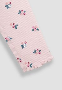 JoJo Maman Bébé BERRY FLORAL FRILL 2 PACK REGULAR FIT - Leggingek - Nadrágok - pink