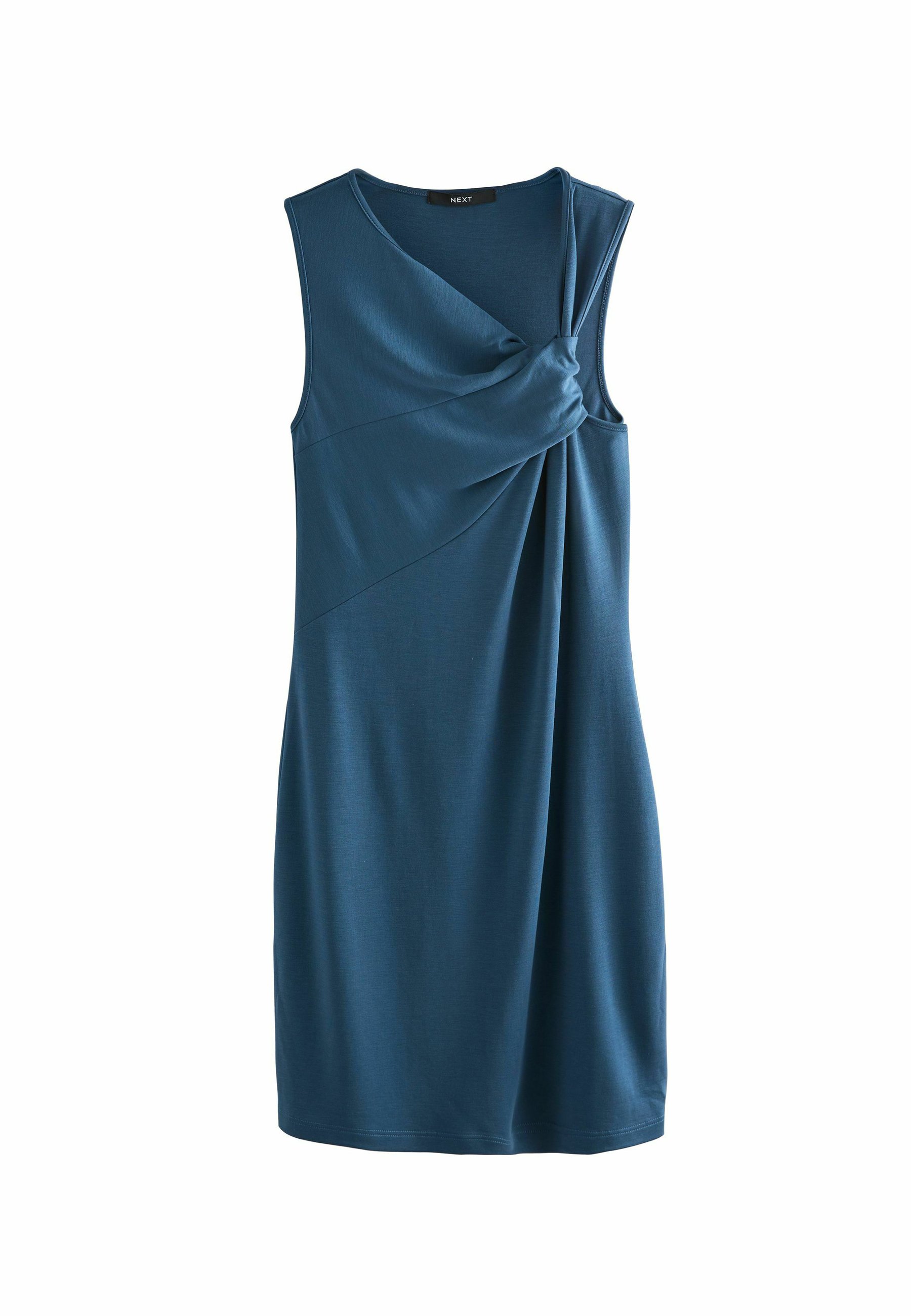 Next REGULAR FIT TWIST NECK SLINKY Vestido informal navy