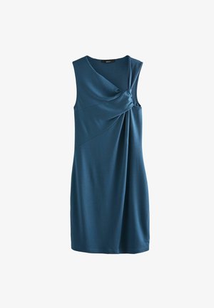 Next, REGULAR FIT - TWIST NECK SLINKY - Vestido informal - navy blue