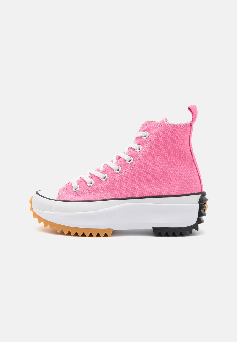 Converse RUN STAR HIKE PLATFORM - High-top trainers - oops pink/white