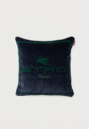 SOMERSET LINEN EMBROIDERED CUSHION UNISEX - Coussin décoratif - blue