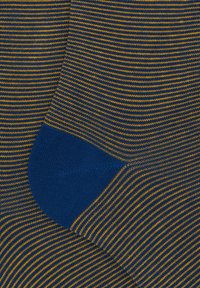 Gallo WITH TWO TONE STRIPES - Calzettoni - prussia mostarda