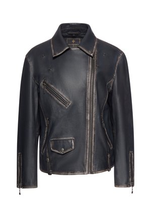 DreiMaster, DREIMASTER JACKET - Leren jas - grey