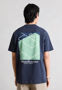 Marc O'Polo Μπλουζάκι με στάμπα - dark navy