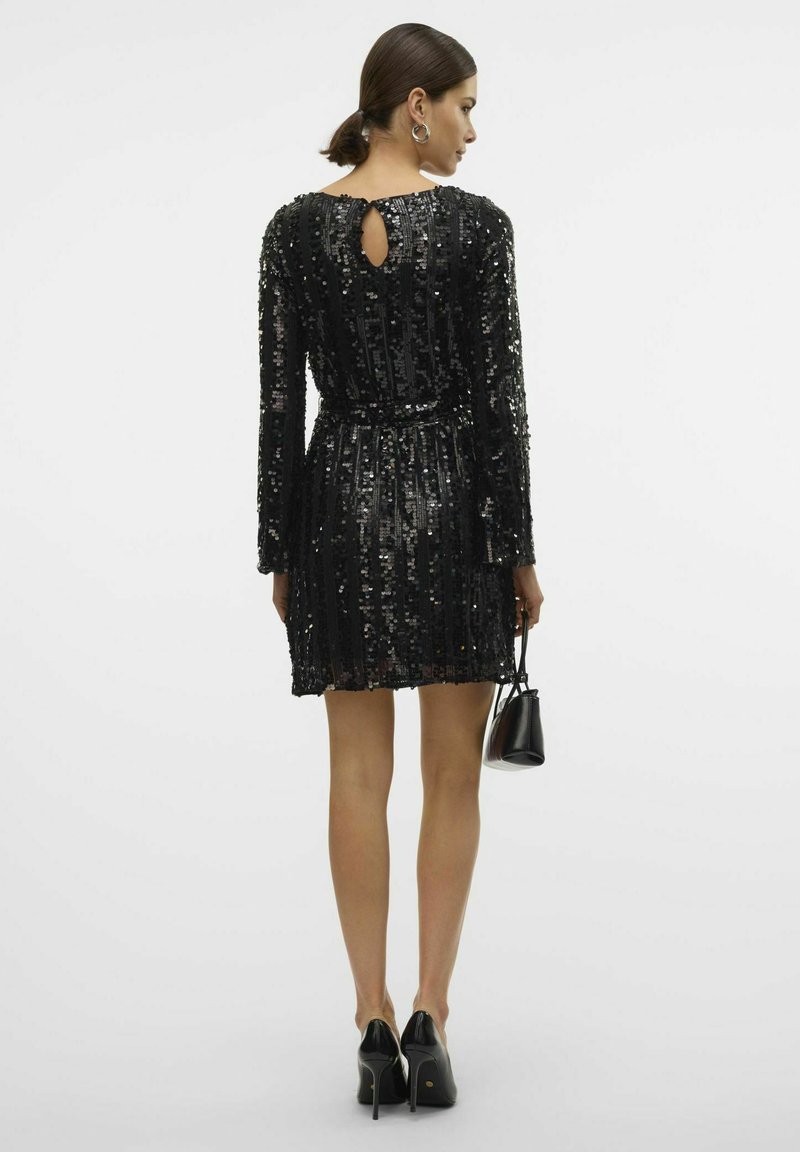 vero moda glitter dress VERO MODA High Neck Sequin Dress for Women
