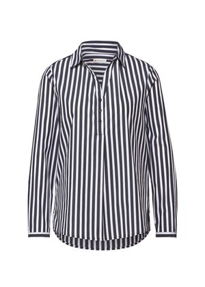 STREET ONE GESTREIFTE BUSINESS-BLUSE - Blus - schwarz