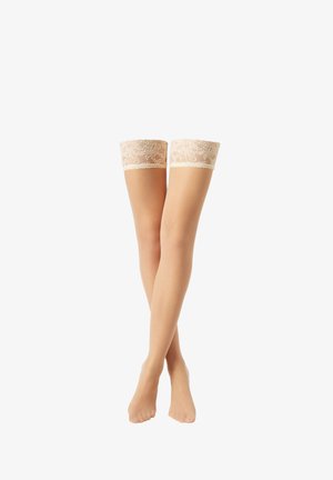 8 DEN ULTRA SHEER - Calcetines por encima de la rodilla - sand