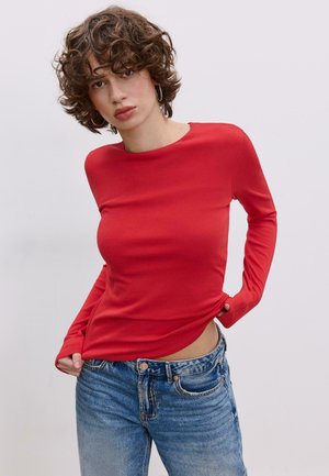 T-shirt à manches longues - red