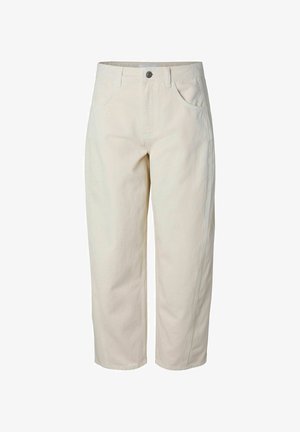 YAS, BARREL FIT JEANS YASCAMEA HW ANKLE - Jean flare - pristine
