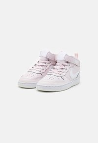 Nike Sportswear COURT BOROUGH MID 2 - Höga sneakers - pearl pink/white/summit white