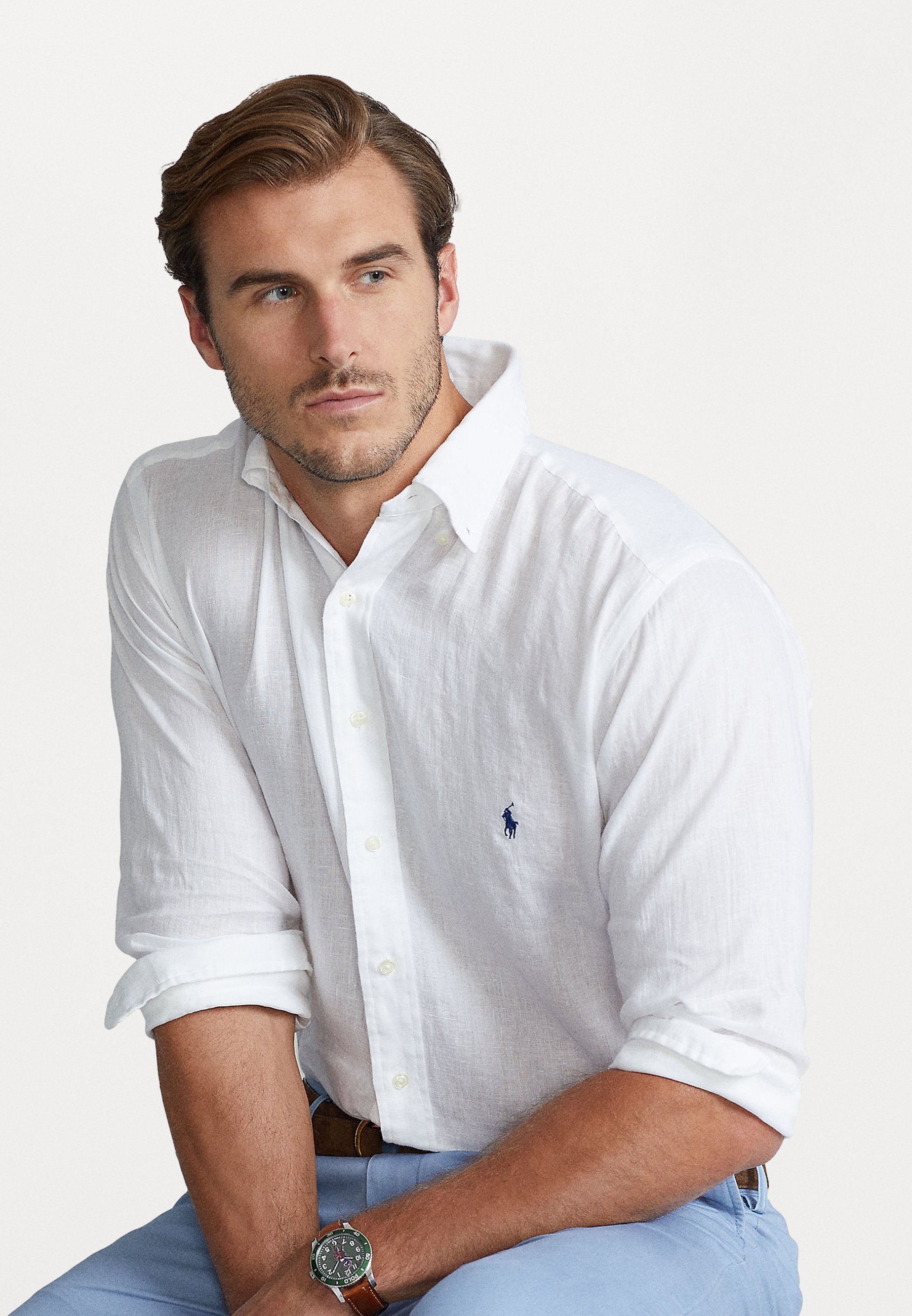 Polo Ralph Lauren Big & Tall LIGHTWEIGHT LINEN SHIRT - Hemd 