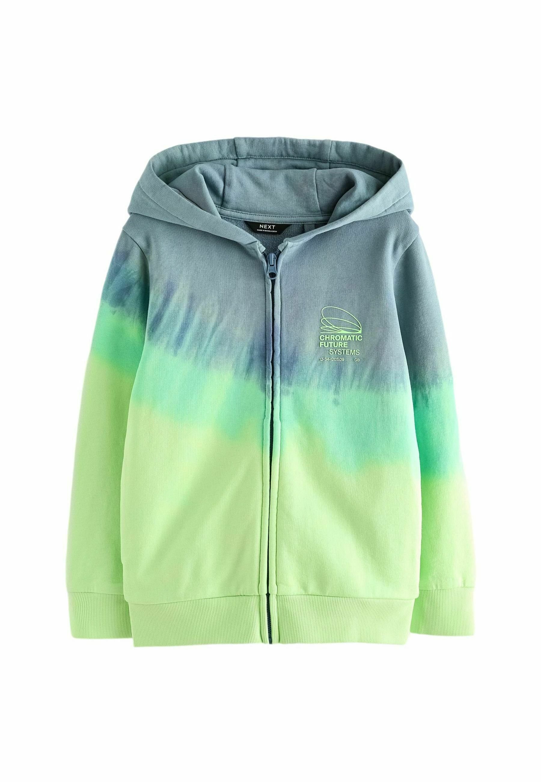 Next REGULAR FIT Zip-up sweatshirt neon/blue Zalando