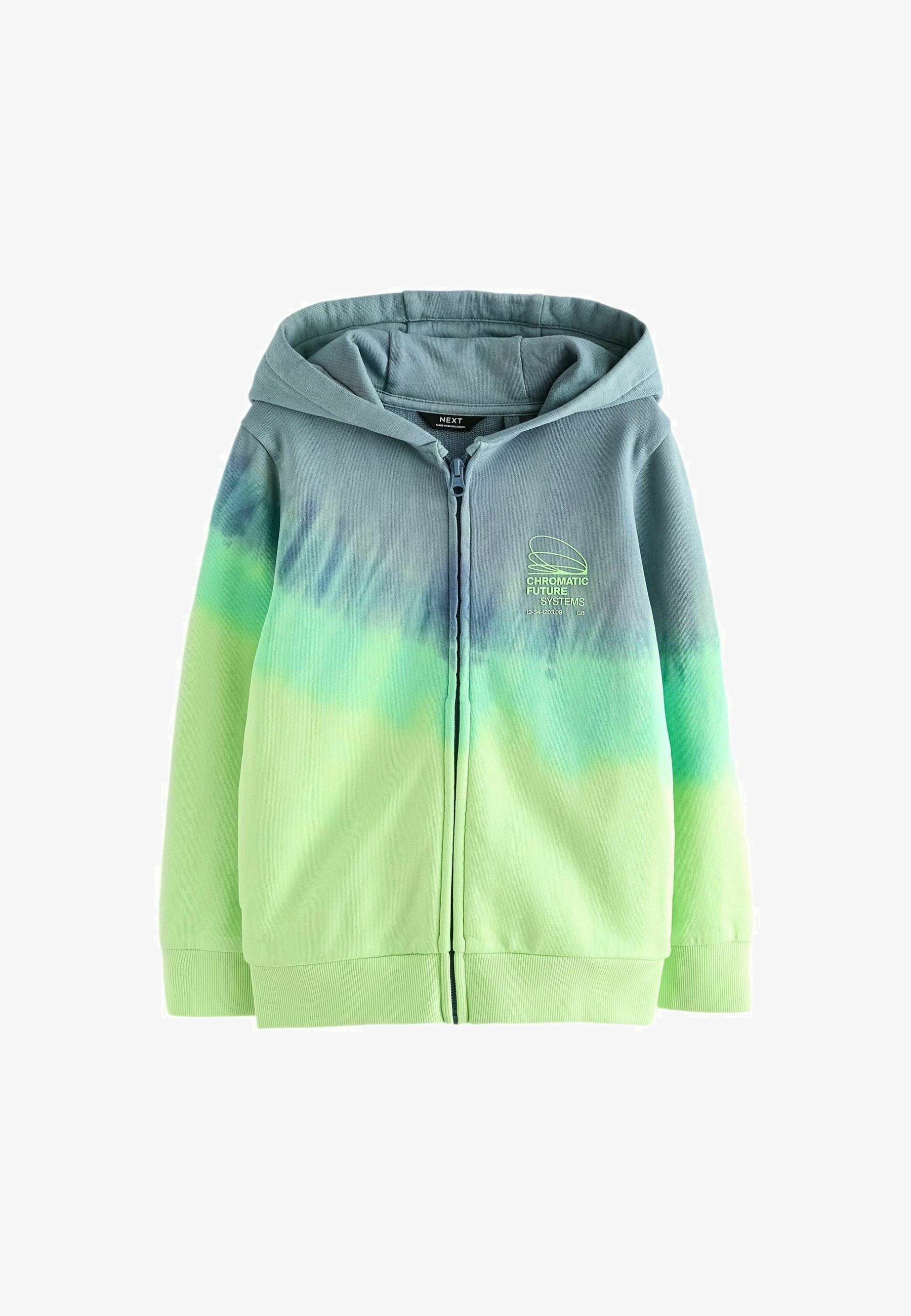 Next REGULAR FIT Zip-up sweatshirt neon/blue Zalando