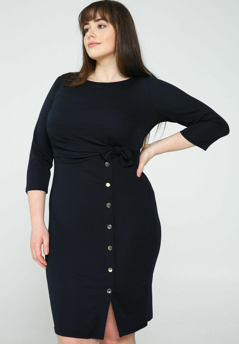 Damen Freizeitkleider | Promiss Etuikleid marine/dunkelblau - VF37676 Damen Freizeitkleider | Promiss Etuikleid marine/dunkelblau - VF37676