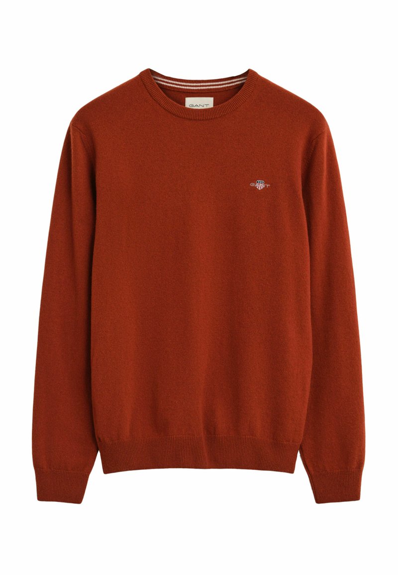 GANT SUPERFINE CREW NECK Strickpullover modern rust/hellbraun