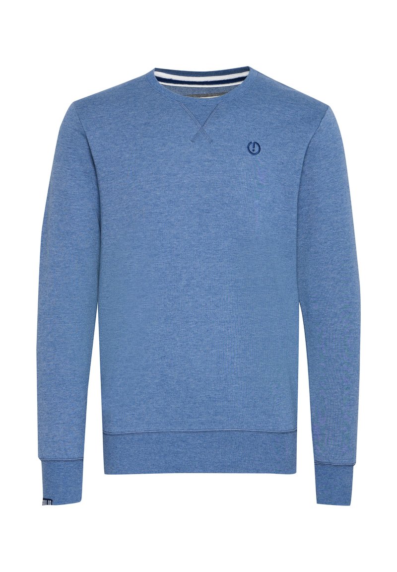 Felpa Uomo Girocollo Solid Benn - Morbida, Cotone E Poliestere, Regular Fit - Foto 8