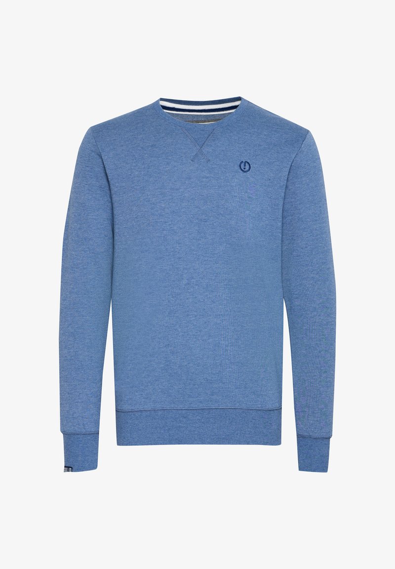 Felpa Uomo Girocollo Solid Benn - Morbida, Cotone E Poliestere, Regular Fit - Foto 8