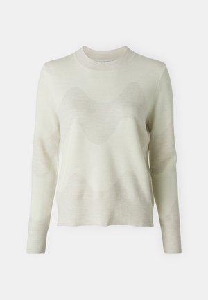Marimekko KOOLAUS LOKKI - Strikkegenser - off-white/light grey