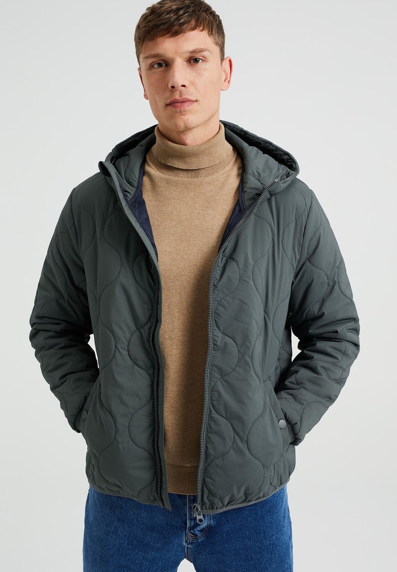 WE Fashion Winter jacket green/mottled green Zalando