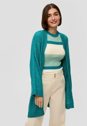 s.Oliver OVERSIZE - Cardigan - türkis