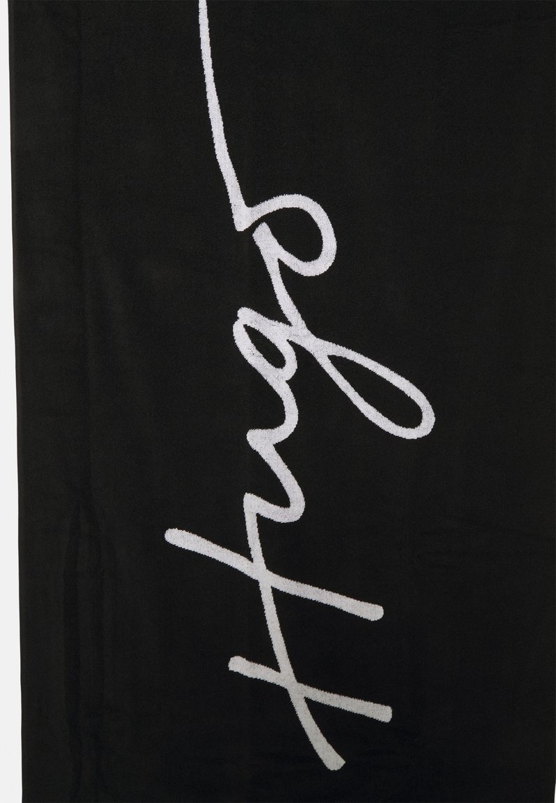 HUGO TOWEL HANDWRITTEN LOGO Beach towel black Zalando.ie