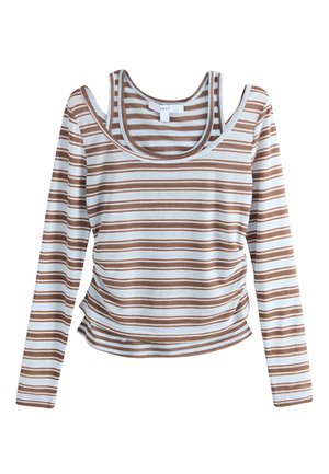 Next, REGULAR FIT - LAYERED LONG SLEEVE TOP - Langærmet T-shirt - blue striped