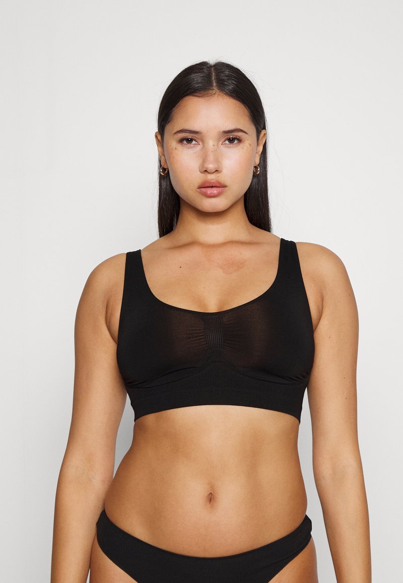 Vero Moda VMTAMMY SEAMLESS BRA 2 PACK Bustier black Zalando.de