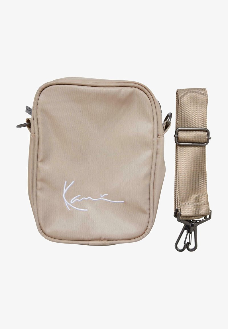 Karl Kani KK SIGNATURE SMALL - Umhängetasche - beige