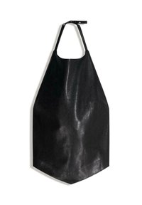 Bershka EFFECT HALTER - Top - black