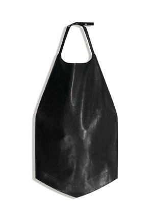 Bershka EFFECT HALTER - Top - black